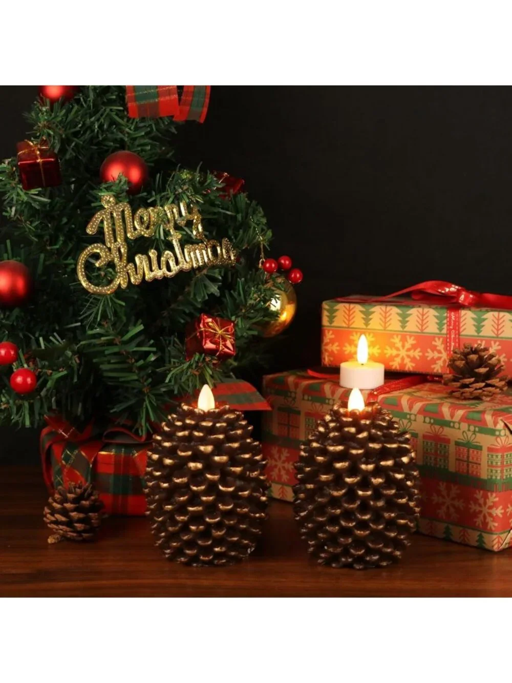 Battery Operated Flameless Candles with 6-Hour Timer - Safe & Elegant Decor